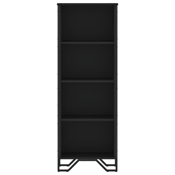 vidaXL bogreol 50x31x137,5 cm konstrueret træ sort