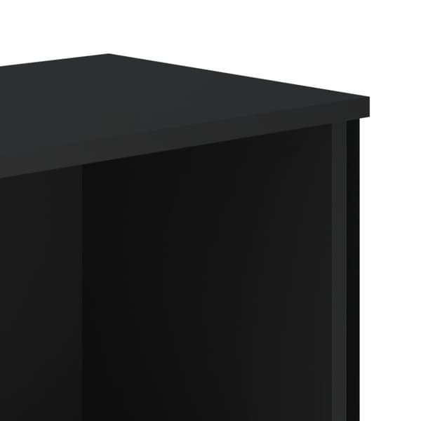 vidaXL bogreol 50x31x137,5 cm konstrueret træ sort