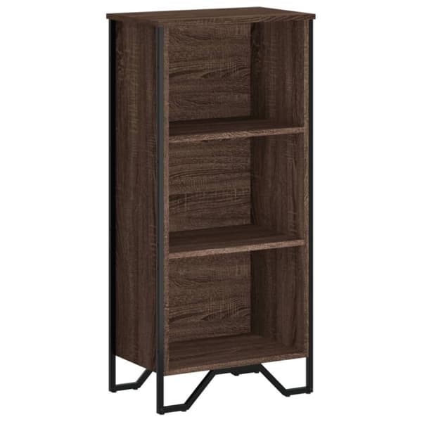vidaXL Bokhylle brun eik 50x31x106 cm konstruert tre