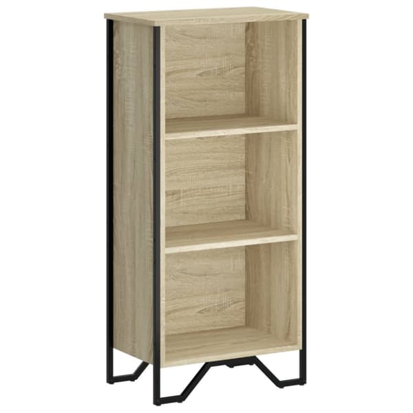 vidaXL Bokhylle sonoma eik 50x31x106 cm konstruert tre