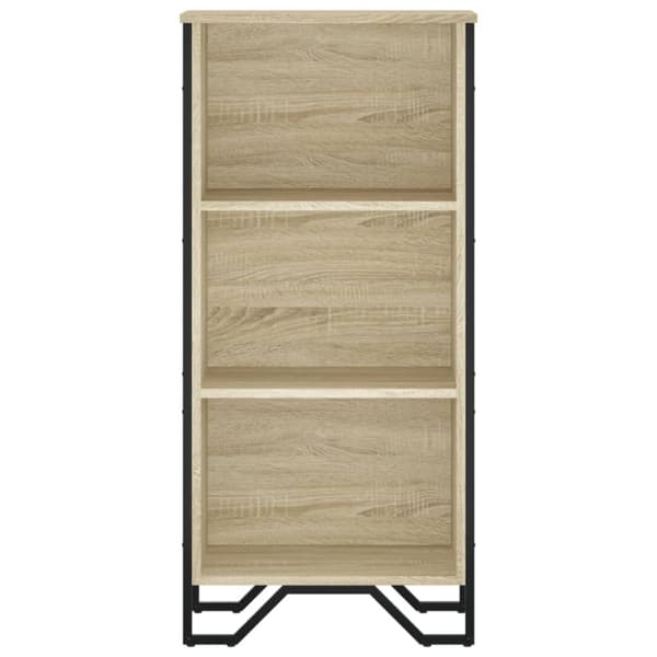 vidaXL Bokhylle sonoma eik 50x31x106 cm konstruert tre