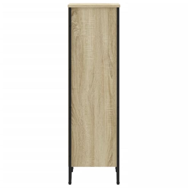 vidaXL Bokhylle sonoma eik 50x31x106 cm konstruert tre