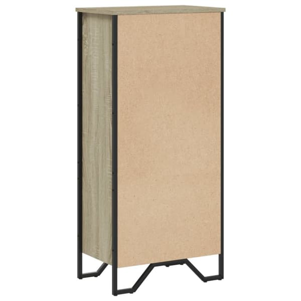 vidaXL Bokhylle sonoma eik 50x31x106 cm konstruert tre