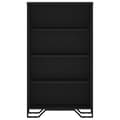Miniatyrbilde 5 av 11: vidaXL Bokhylle svart 80x31x137,5 cm konstruert tre