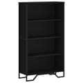 Miniatyrbilde 1 av 11: vidaXL Bokhylle svart 80x31x137,5 cm konstruert tre