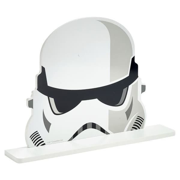 Hylla - Star Wars - Stormtrooper - Metall - 48,5 x 8 x 33 cm - Vit
