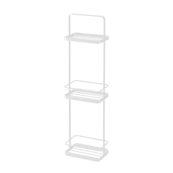Badrumshylla med 3 nivåer - H67 cm - 18 cm X 12 cm X 67 cm - CaliCosy White