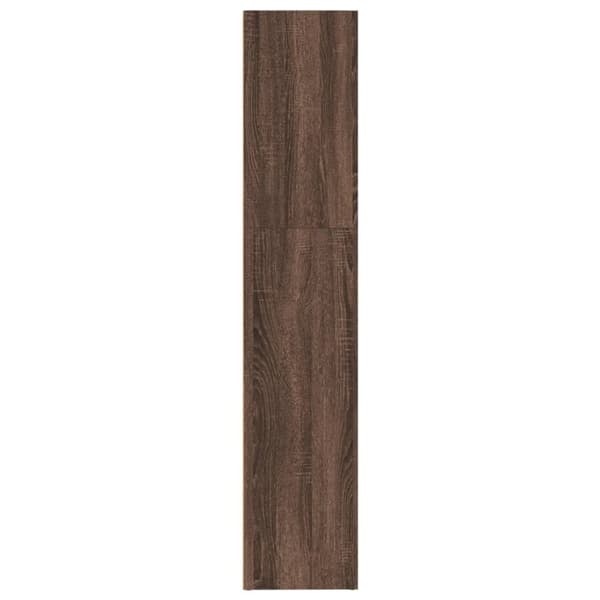 vidaXL Bokhylle brun eik 80x30x152 cm konstruert tre