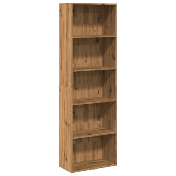 vidaXL Bokhylla ek 60x30x189 cm konstruerat trä