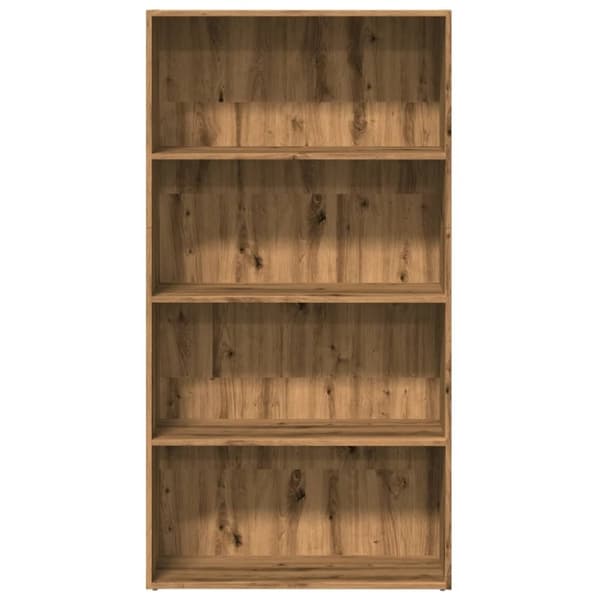 vidaXL bogreol 80x30x152 cm konstrueret træ kunsteg