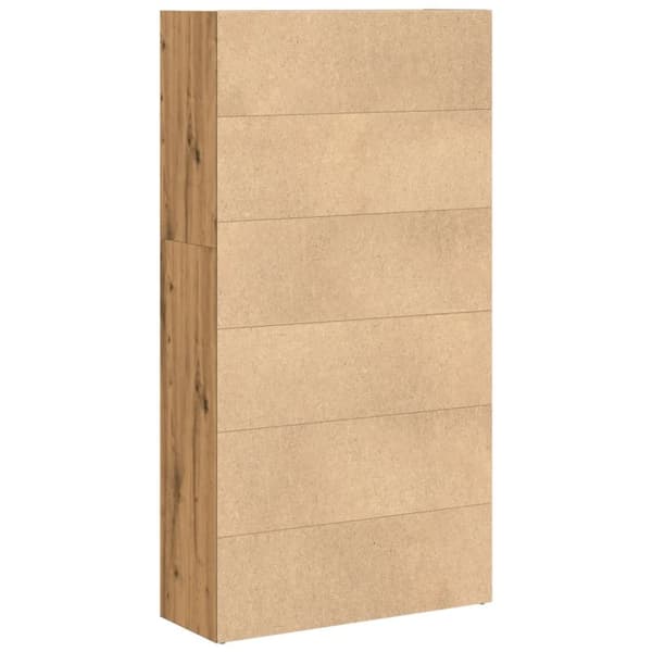 vidaXL bogreol 80x30x152 cm konstrueret træ kunsteg
