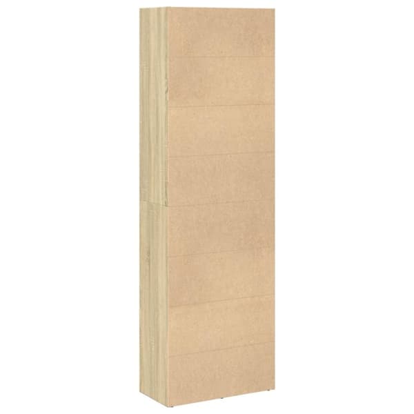 vidaXL bogreol 60x30x189 cm konstrueret træ sonoma-eg