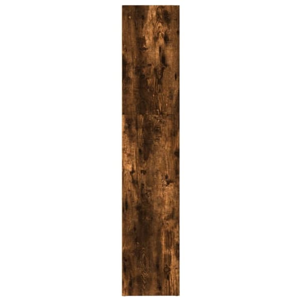 vidaXL bogreol 80x30x152 cm konstrueret træ røget egetræsfarve