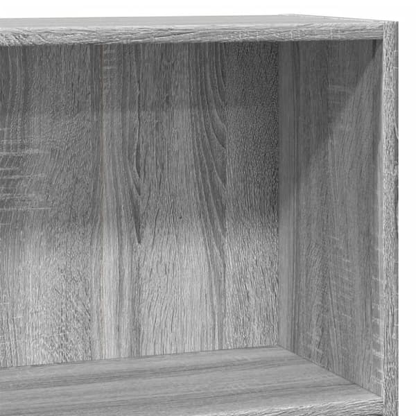 vidaXL Kirjahylly harmaa Sonoma 80x30x77 cm tekninen puu