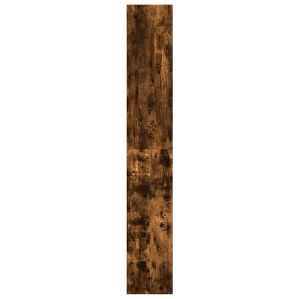 vidaXL bogreol 60x30x189 cm konstrueret træ røget egetræsfarve