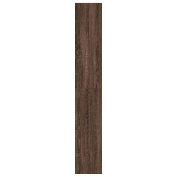 vidaXL bogreol 60x30x189 cm konstrueret træ brun egetræsfarve