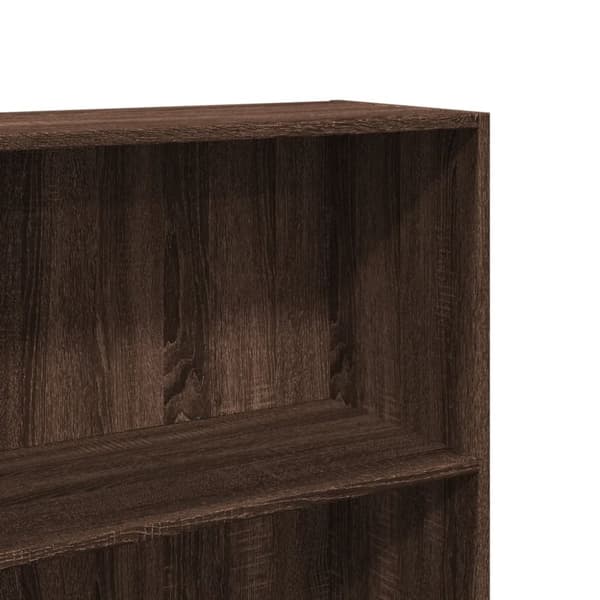 vidaXL bogreol 60x30x189 cm konstrueret træ brun egetræsfarve