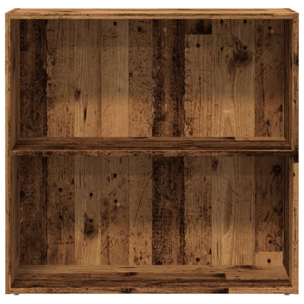 vidaXL bogreol 60x30x77 cm konstrueret træ gammelt trælook