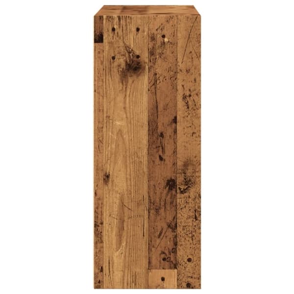 vidaXL bogreol 60x30x77 cm konstrueret træ gammelt trælook