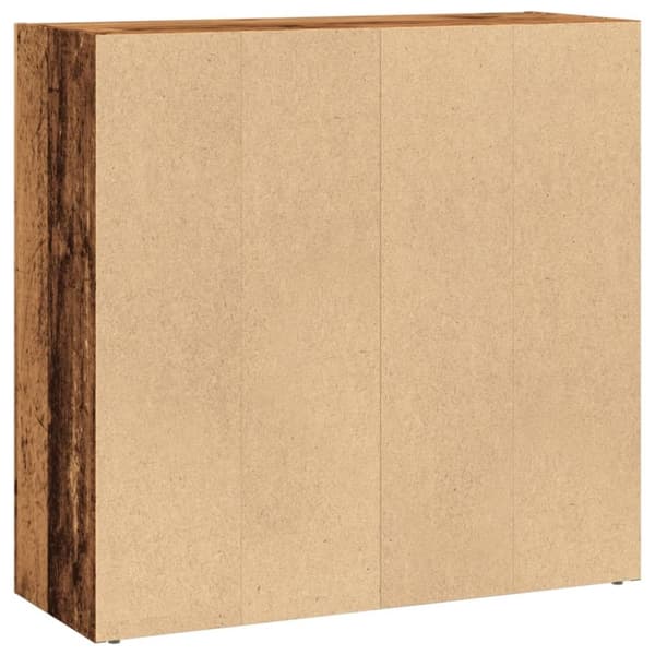 vidaXL bogreol 60x30x77 cm konstrueret træ gammelt trælook