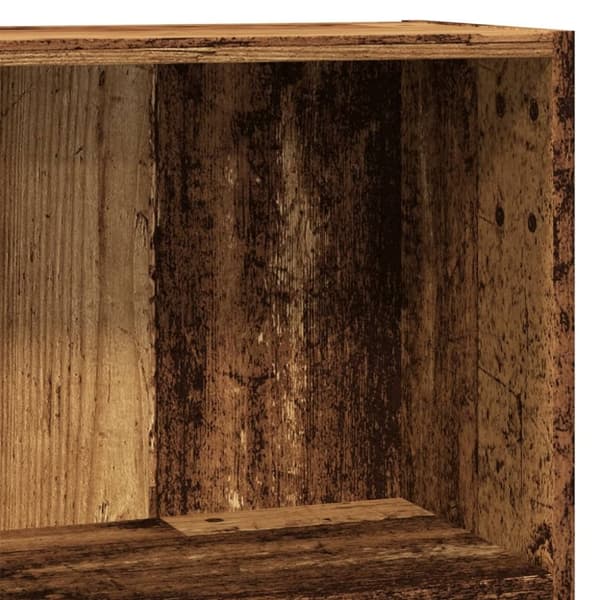 vidaXL bogreol 60x30x77 cm konstrueret træ gammelt trælook