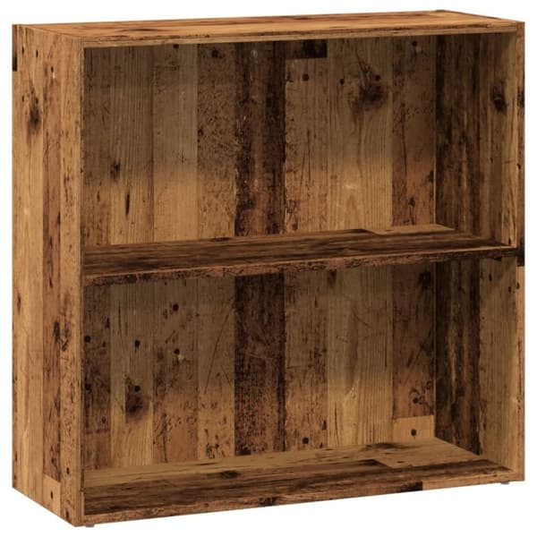 vidaXL bogreol 60x30x77 cm konstrueret træ gammelt trælook