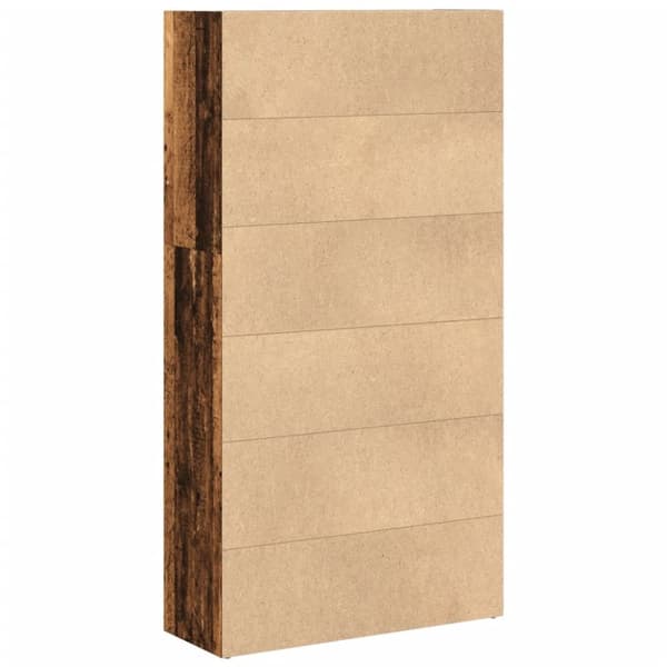 vidaXL bogreol 80x30x152 cm konstrueret træ gammelt trælook