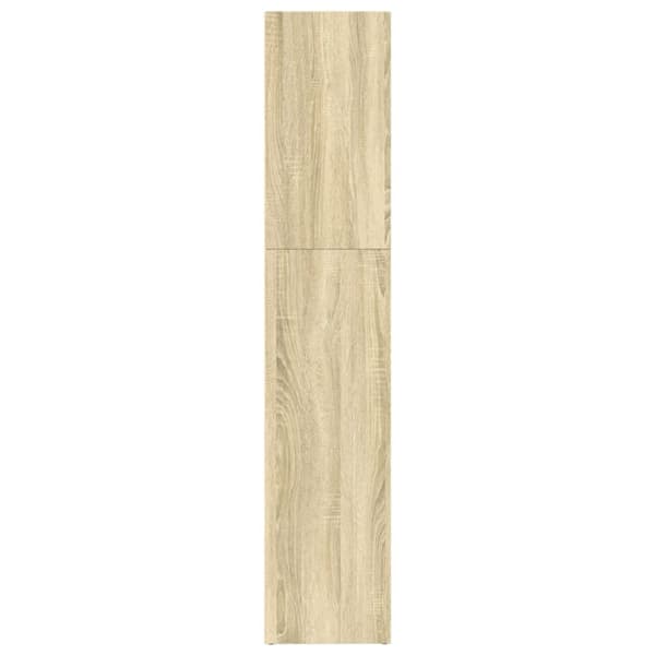 vidaXL Bokhylle sonoma eik 80x30x152 cm konstruert tre