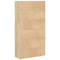 Miniatyrbilde 7 av 11: vidaXL Bokhylle sonoma eik 80x30x152 cm konstruert tre