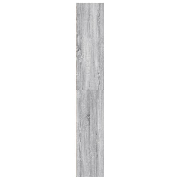 vidaXL Bokhylle grå sonoma 60x30x189 cm konstruert tre