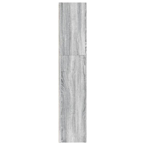 vidaXL bogreol 80x30x152 cm konstrueret træ grå sonoma-eg