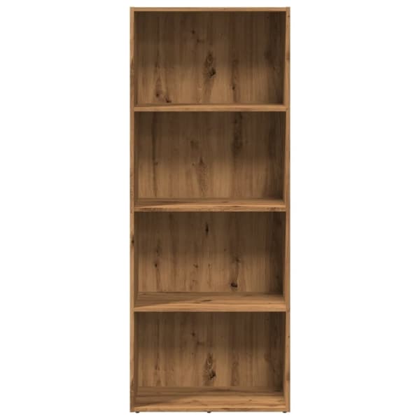 vidaXL bogreol 60x30x152 cm konstrueret træ kunsteg