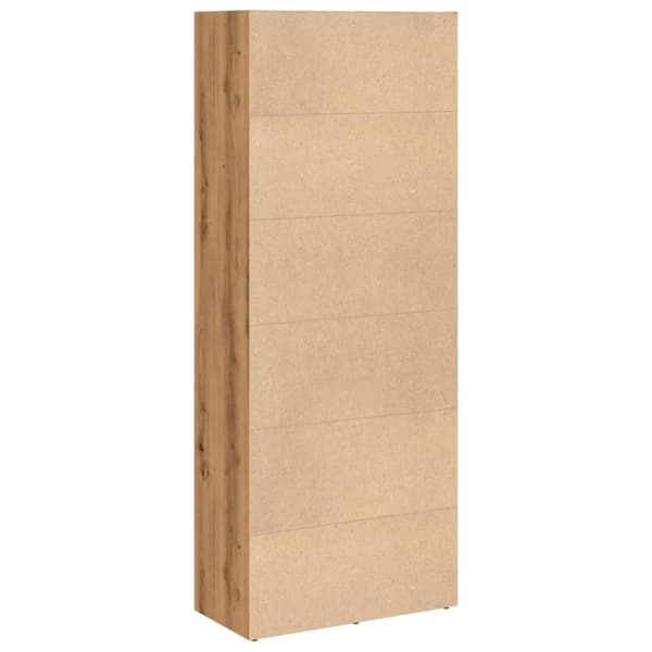 vidaXL bogreol 60x30x152 cm konstrueret træ kunsteg
