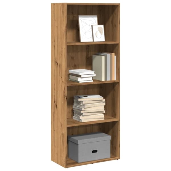 vidaXL bogreol 60x30x152 cm konstrueret træ kunsteg