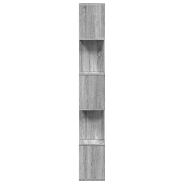 vidaXL bogreol/rumdeler 70x24x161 cm 5 niveauer konstrueret træ
