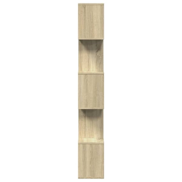 vidaXL Huoneenjakaja 5 tasoa Sonoma-tammi 70x24x161 cm tekninen puu