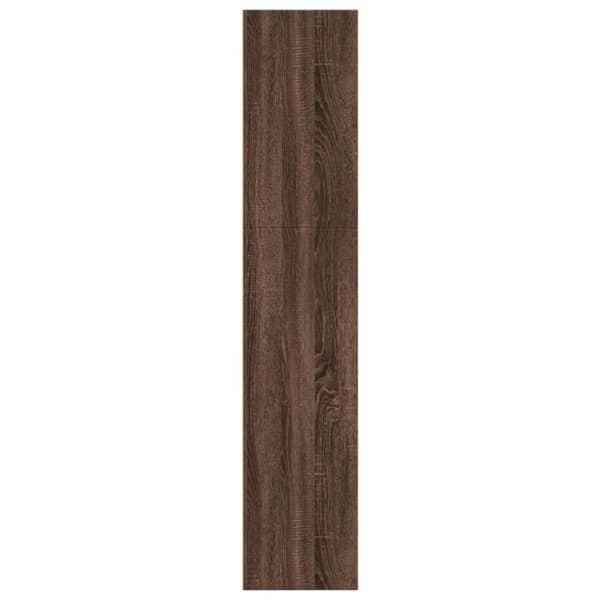 vidaXL bogreol 60x30x152 cm konstrueret træ brun egetræsfarve