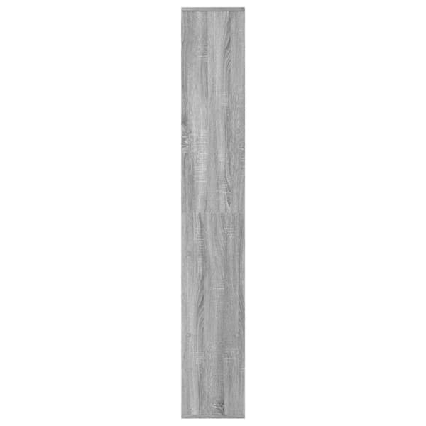 vidaXL bogreol/rumdeler 67x25x161,5 cm konstrueret træ grå sonoma-eg