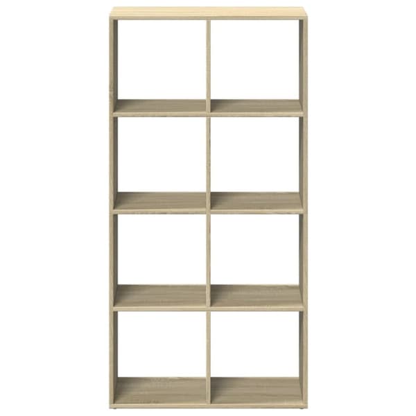 vidaXL bogreol/rumdeler 69,5x29x137,5 cm konstrueret træ sonoma-eg