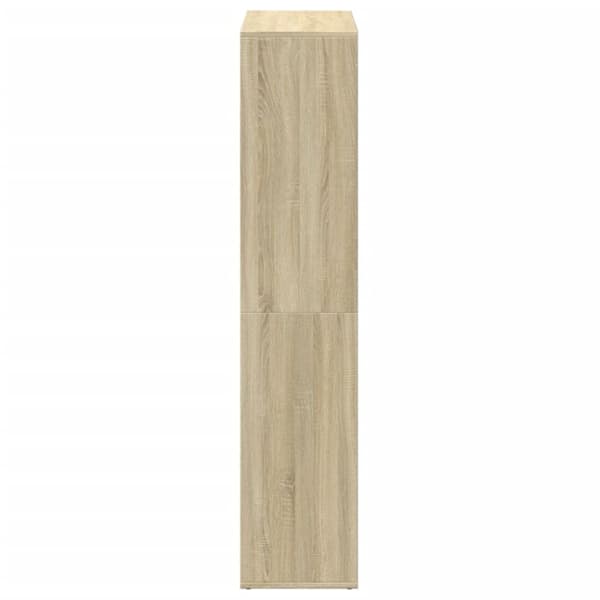 vidaXL bogreol/rumdeler 69,5x29x137,5 cm konstrueret træ sonoma-eg