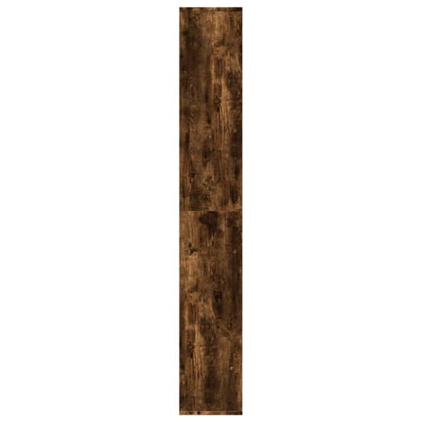 vidaXL Romdeler bokhylle røkt eik 67x25x161,5 cm konstruert tre