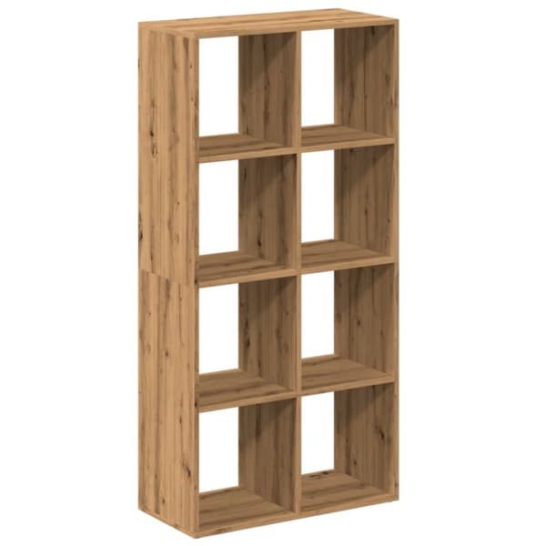 vidaXL Romdeler bokhylle artisan eik 69,5x29x137,5 cm konstruert tre