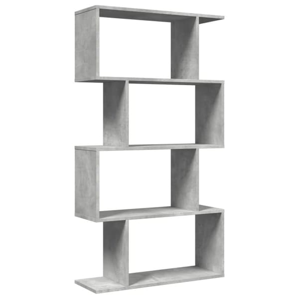 vidaXL Bokhylla/Rumsavdelare 4 hyllplan 70x24x129 cm konstruerat trä