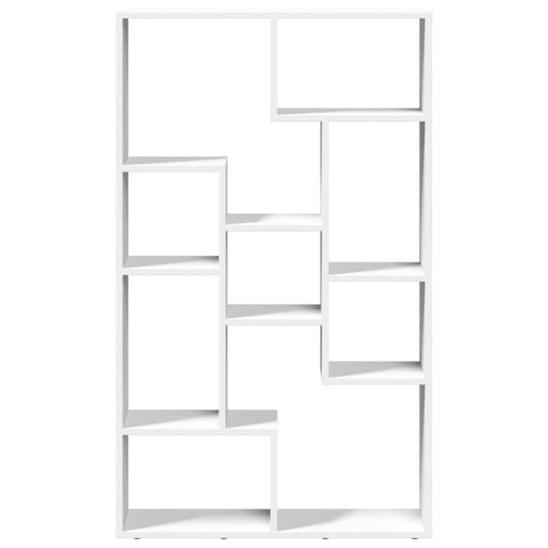 vidaXL bogreol 72x20x120 cm konstrueret træ hvid