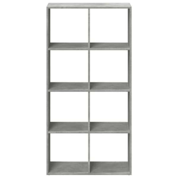 vidaXL bogreol/rumdeler 69,5x29x137,5 cm konstrueret træ betongrå