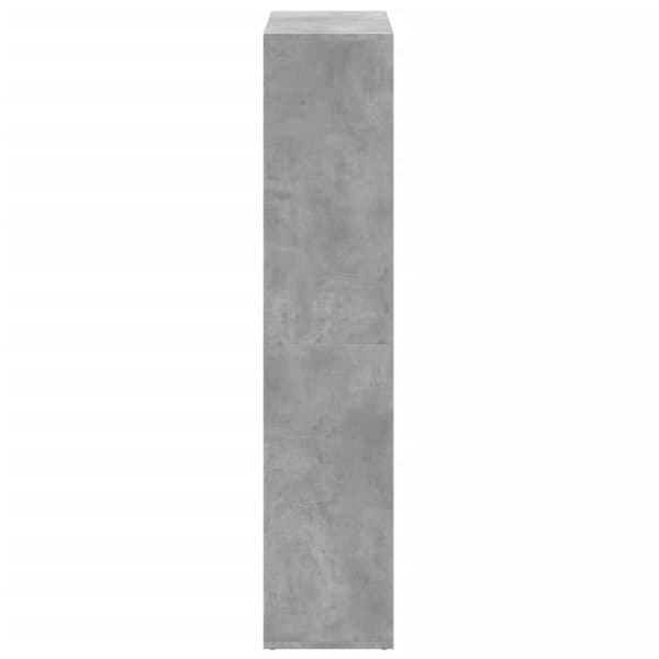vidaXL bogreol/rumdeler 69,5x29x137,5 cm konstrueret træ betongrå