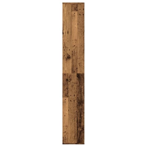 vidaXL bogreol/rumdeler 67x25x161,5 cm konstrueret træ antikt træ