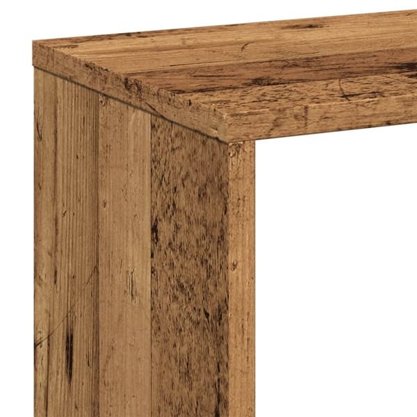 vidaXL bogreol/rumdeler 67x25x161,5 cm konstrueret træ antikt træ