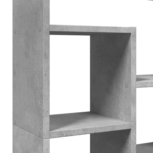 vidaXL bogreol 72x20x120 cm konstrueret træ betongrå