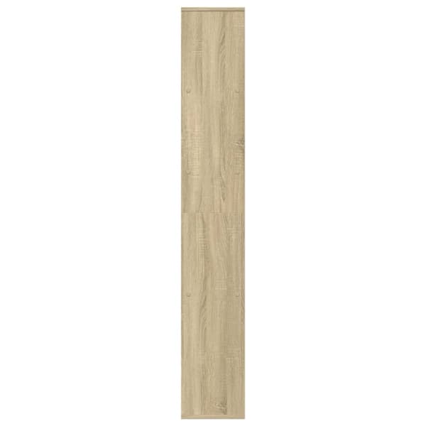 vidaXL bogreol/rumdeler 67x25x161,5 cm konstrueret træ sonoma-eg